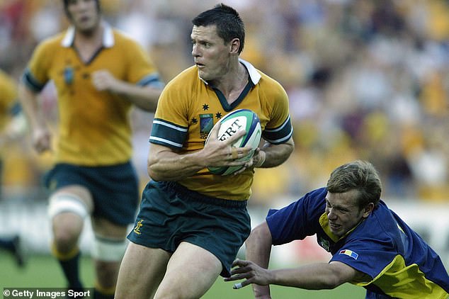 The former full-back won 81 games for the Wallabies and scored 878 points at international level