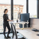 Contentful Workplace / toi toi toi creative studio - Interior photography, kitchen, table, windows, chair